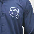 Karl Lagerfeld Navy Blue Premium Quality Shirt-thumb-4