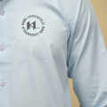 Karl Lagerfeld Sky Blue Premium Quality Shirt-thumb-4