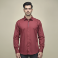 Louis Vuitton Monogram Wine Premium Cotton Shirt-thumb-1