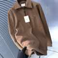 Gant Brown Premium Quality Sherpa Sweatshirt-thumb-0