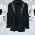 Balmain Embroidered Black Premium Cotton Shirt-thumb-1