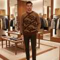 Burberry Brown Authentic Quality Pullover-thumb-0