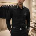Burberry Black Premium Quality Shirt-thumb-0
