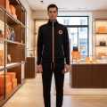 Hermes Embroidered logo Black Premium Tracksuit-thumb-0
