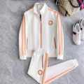 Hermes Embroidered logo White Premium Tracksuit-thumb-3