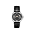 Panerai Luminor Due Automatic Black Leather Strap Mens Watch PAM01552-thumb-0