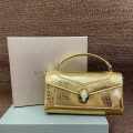 Bvlgari Serpenti Forever Top Golden Shoulder Bag-thumb-0