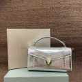 Bvlgari Serpenti Forever Top Silver Shoulder Bag-thumb-0