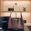 Chanel Maxi Burgundy Iconic 25S Hobo Bag-thumb-0