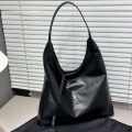 Saint Laurent Black Quilted Leather Maxi Icare Shopping Tote Bag-thumb-0