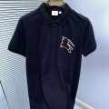 Burberry Blue Premium Exclusive Polo T-shirt-thumb-2