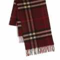 Burberry Check Cashmere Red Stole-thumb-0