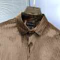 Emporio Armani Brown Premium Quality Velvet Shirt-thumb-3
