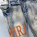 Amiri Premium Light Blue Quality Denim Jeans --thumb-3