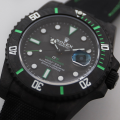 Rolex DIW Submariner Carbon Green Limited Edition Watch 126610-thumb-2