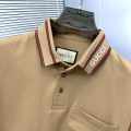 Gucci Beige Premium Quality Polo T-shirt-thumb-3