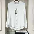 Gucci GG Embroidery White Premium Quality Cotton Shirt-thumb-0