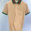 Gucci Cream Premium Quality Polo T-shirt-thumb-3