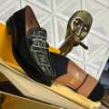 Fendi Black Premium Quality Loafers-thumb-0