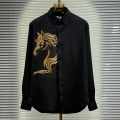 Hermès Embroidery Horse Logo Black Premium Shirt-thumb-0