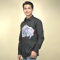 Dior Printed Black Premium Cotton Shirt-thumb-0