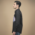 Dior Printed Black Premium Cotton Shirt-thumb-2