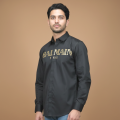 Balmain Printed Black Premium Luxury Shirt-thumb-0