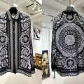 Versace Black Premium Quality Cotton Shirt-thumb-0
