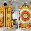 Versace Red Premium Quality Cotton Shirt-thumb-0