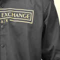 Armani Exchange Black Premium Luxury Shirt-thumb-4
