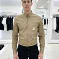 Armani Exchange Beige Premium Qualiy Cotton Shirt-thumb-0