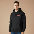 Prada Black Embroidery Logo Premium Quality Hoodie-thumb-0