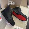 Christian Louboutin Junior leather Black Sneakers-thumb-1