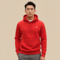 Ralph Lauren Red Embroidery Logo Hoodie-thumb-0