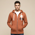Superdry Brown Premium Quality Bulldog Patch Hoodie-thumb-0