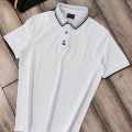 Emporio Armani White Premium Quality Polo T-shirt-thumb-0