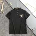 Burberry Black Premium Exclusive Polo T-shirt-thumb-1