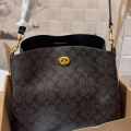 Coach Willow Bucket Laurel Black Tote Hobo Bag-thumb-0