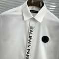 Balmain Embroidered White Premium Cotton Shirt-thumb-2