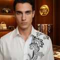 Versace White Premium Quality Cotton Shirt-thumb-2