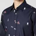 Ralph Lauren Embroidered Blue Premium Cotton Shirt-thumb-1