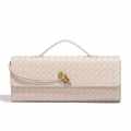 Bottega Veneta Andiamo White Clutch Bag-thumb-0