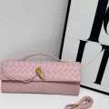 Bottega Veneta Andiamo Pink Clutch Bag-thumb-0