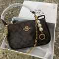 Coach Pearl Edition Black Shoulder Bag-thumb-0