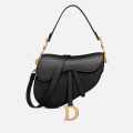 Dior Signature Black Saddle Handbag-thumb-0