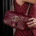 Gucci Marmont Red shoulder bag-thumb-2