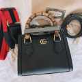 Gucci diana Bamboo Black shoulder bag-thumb-0