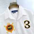 Ralph Lauren Embroidered White Premium Cotton Shirt-thumb-2