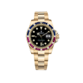 Rolex GMT-Master II SARU 18kt Yellow Gold Black Dial Watch 116748SARU-thumb-0