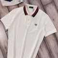 Fred Perry Embroidered logo White Premium T-shirt-thumb-4